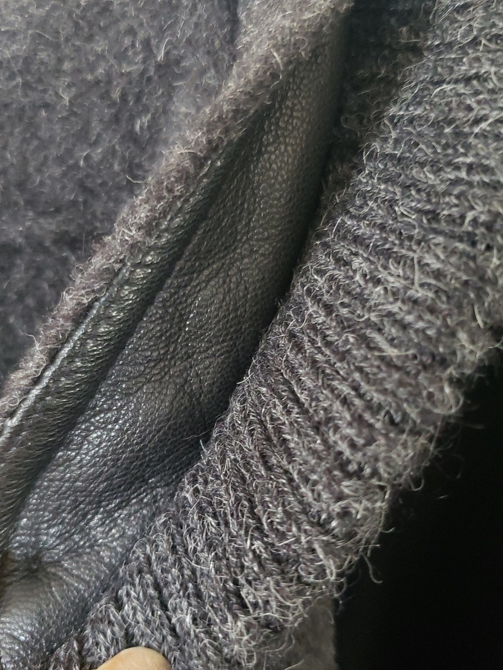 Peruvian Connection Charcol Gray Mens  Lined Jacket M - Picture 6 of 9